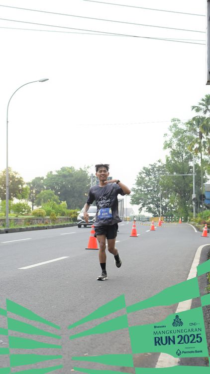 Race photo from Mangkunegaran Run 2025
