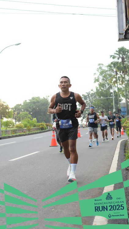Race photo from Mangkunegaran Run 2025