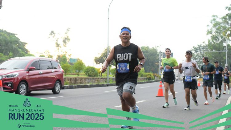 Race photo from Mangkunegaran Run 2025