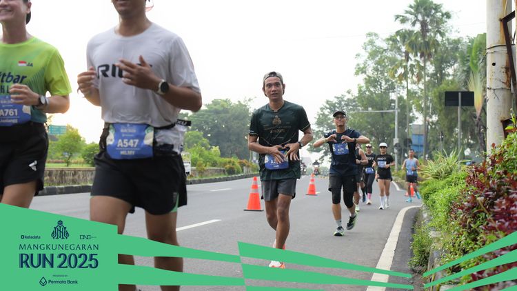 Race photo from Mangkunegaran Run 2025