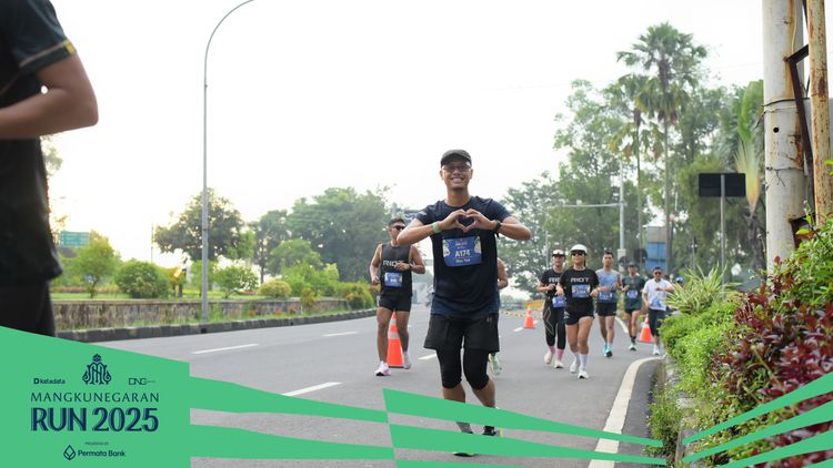 Race photo from Mangkunegaran Run 2025