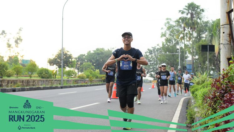 Race photo from Mangkunegaran Run 2025