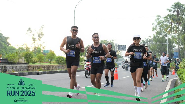 Race photo from Mangkunegaran Run 2025