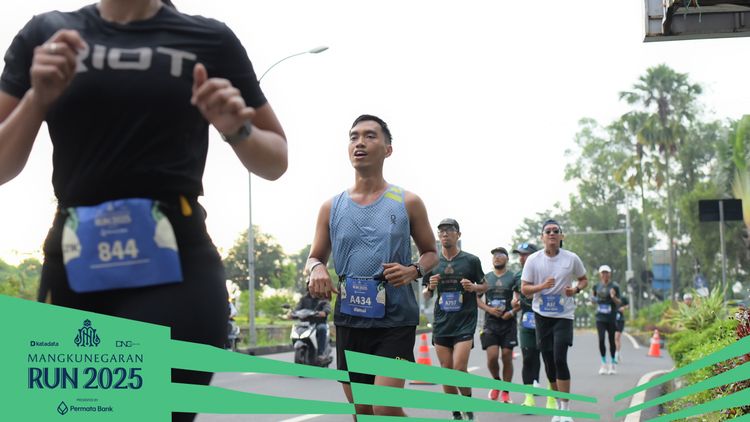 Race photo from Mangkunegaran Run 2025