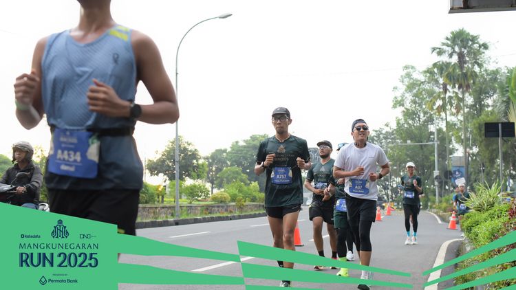 Race photo from Mangkunegaran Run 2025