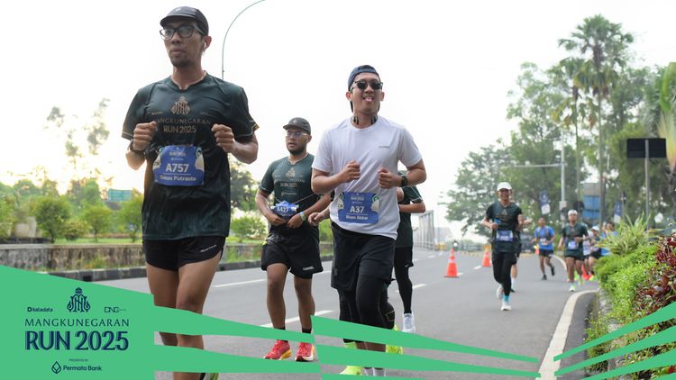 Race photo from Mangkunegaran Run 2025