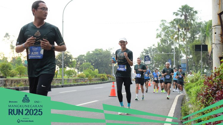 Race photo from Mangkunegaran Run 2025