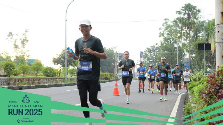 Race photo from Mangkunegaran Run 2025