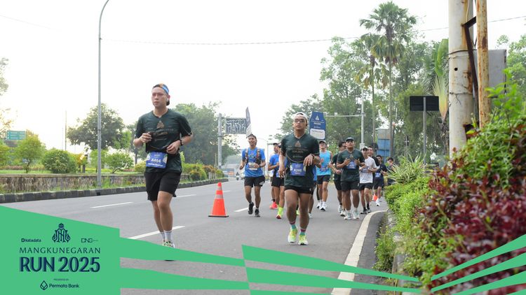 Race photo from Mangkunegaran Run 2025