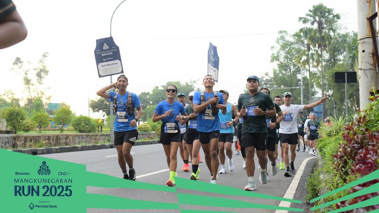 Race photo from Mangkunegaran Run 2025