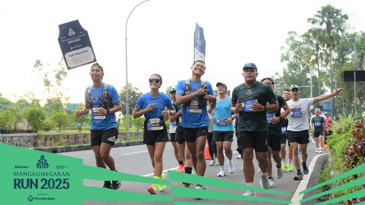 Race photo from Mangkunegaran Run 2025