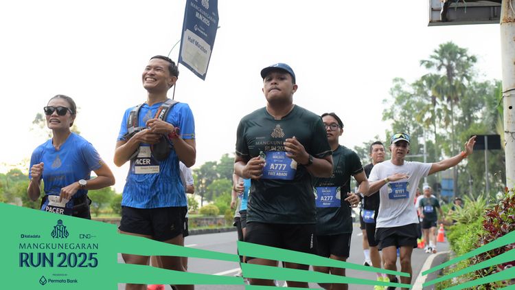 Race photo from Mangkunegaran Run 2025