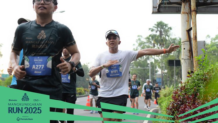 Race photo from Mangkunegaran Run 2025