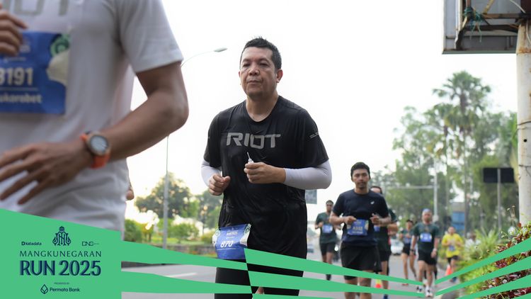 Race photo from Mangkunegaran Run 2025