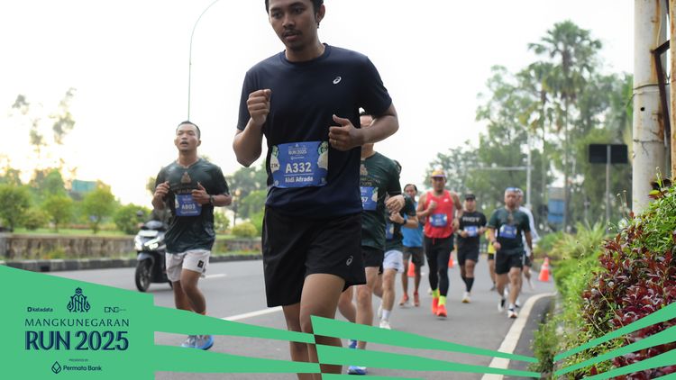 Race photo from Mangkunegaran Run 2025