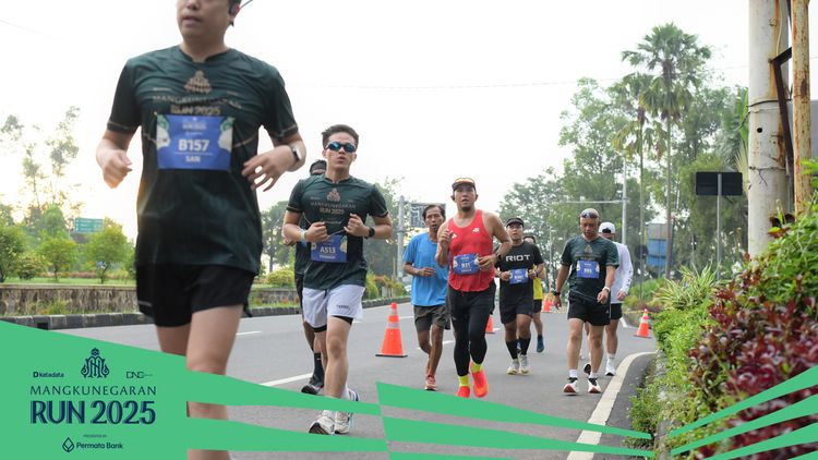 Race photo from Mangkunegaran Run 2025
