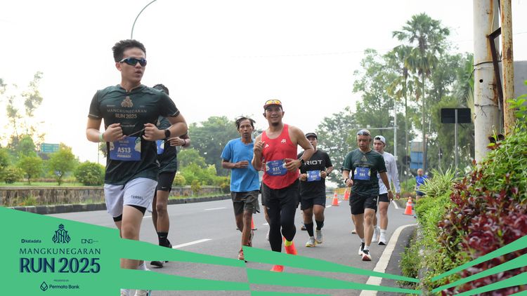 Race photo from Mangkunegaran Run 2025