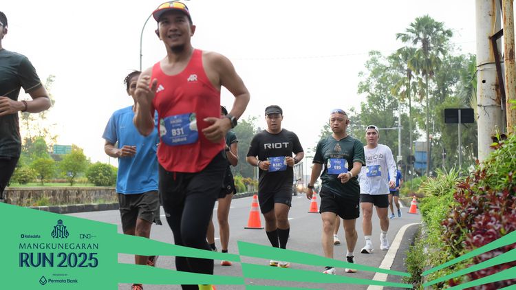 Race photo from Mangkunegaran Run 2025