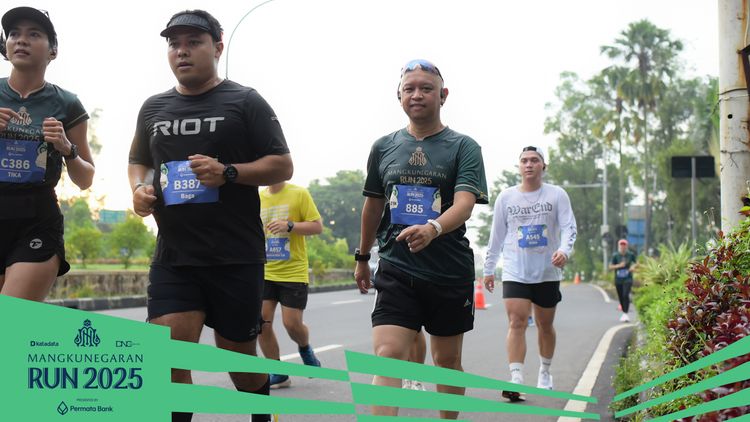 Race photo from Mangkunegaran Run 2025