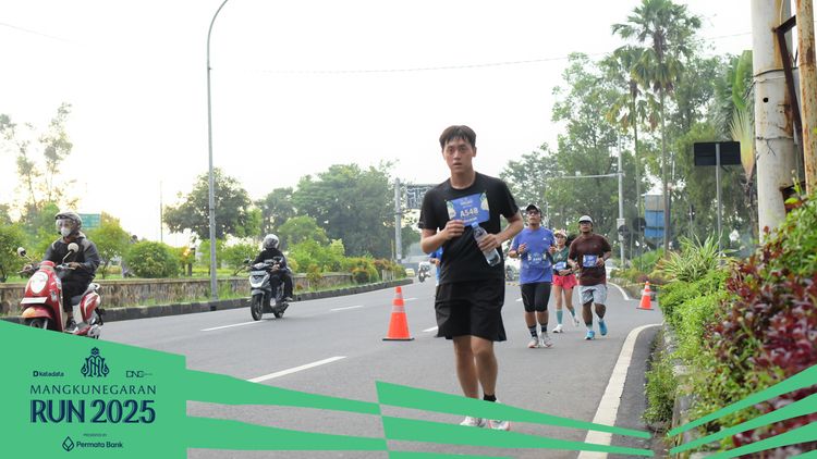 Race photo from Mangkunegaran Run 2025