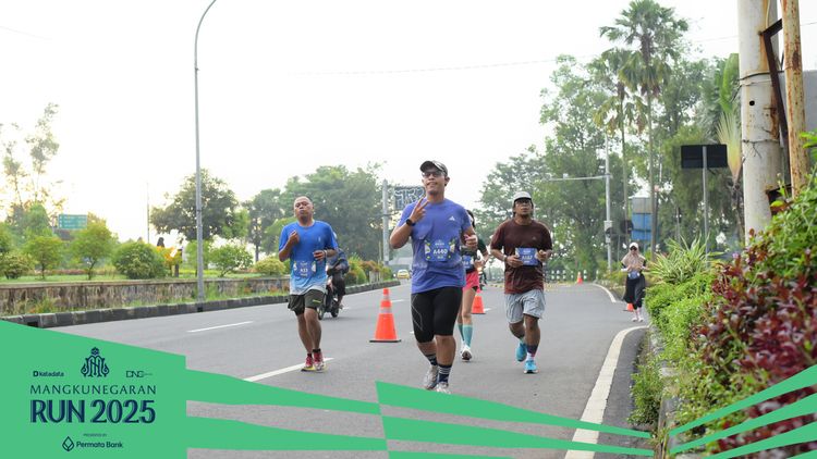Race photo from Mangkunegaran Run 2025