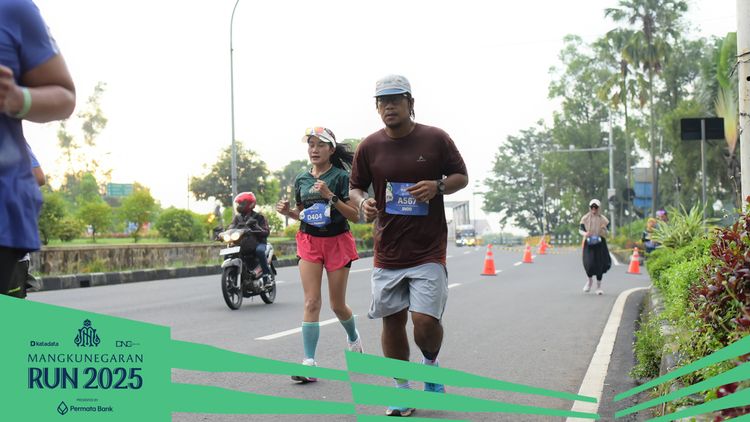 Race photo from Mangkunegaran Run 2025