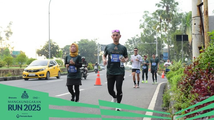 Race photo from Mangkunegaran Run 2025