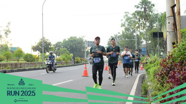 Race photo from Mangkunegaran Run 2025