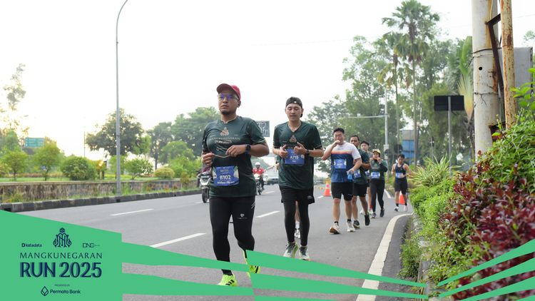 Race photo from Mangkunegaran Run 2025