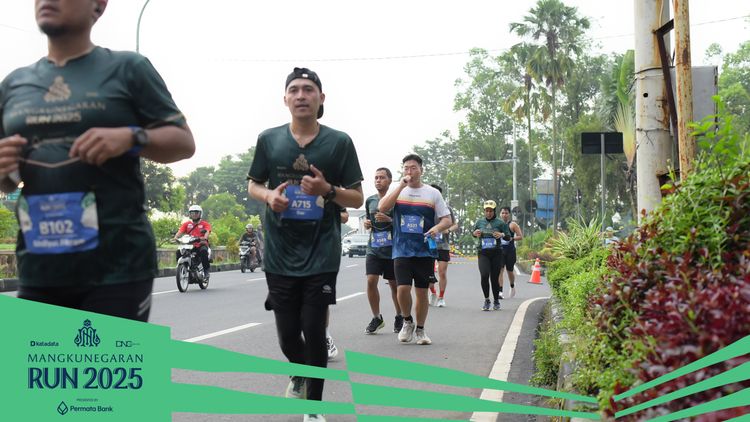 Race photo from Mangkunegaran Run 2025
