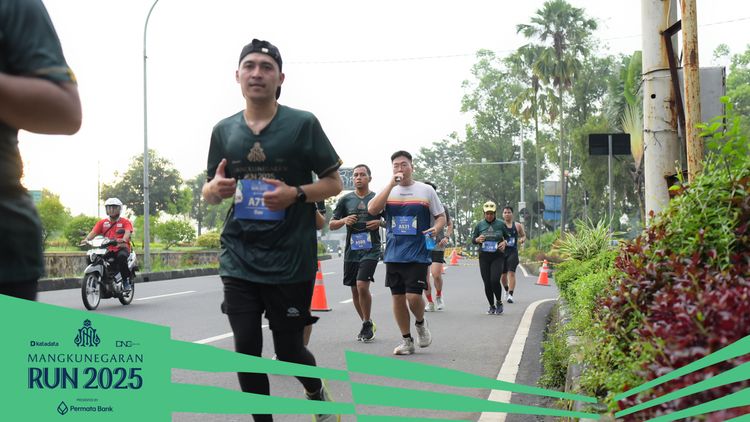 Race photo from Mangkunegaran Run 2025