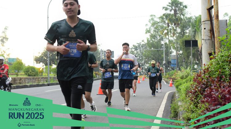 Race photo from Mangkunegaran Run 2025