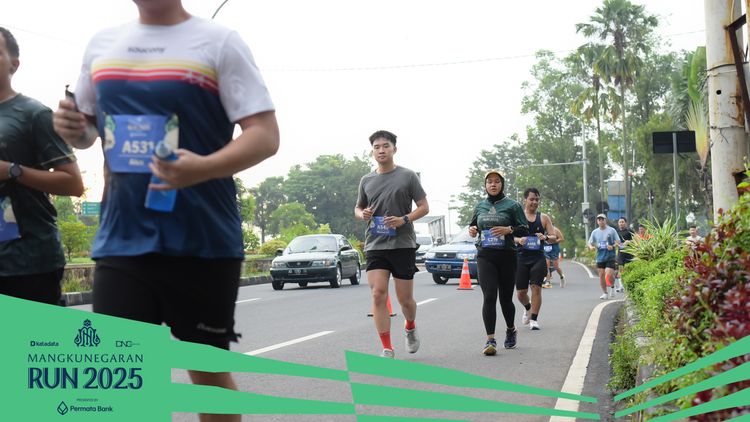 Race photo from Mangkunegaran Run 2025