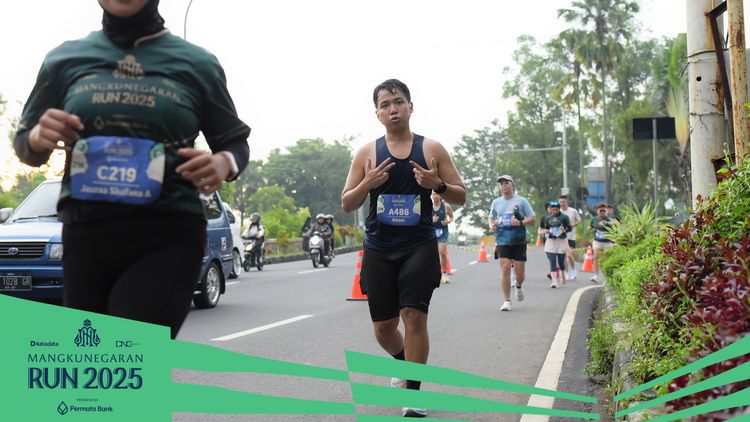 Race photo from Mangkunegaran Run 2025