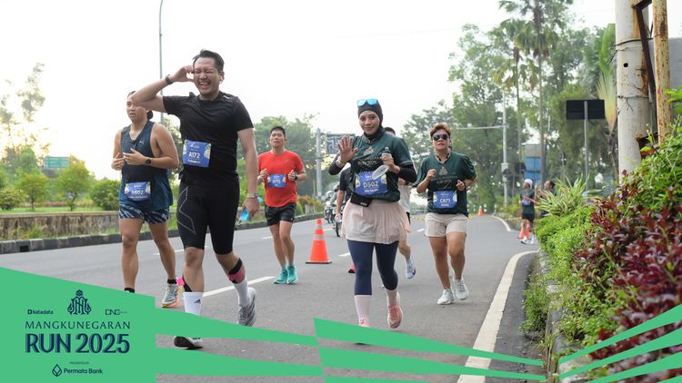 Race photo from Mangkunegaran Run 2025