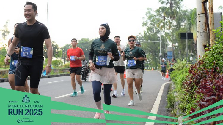 Race photo from Mangkunegaran Run 2025