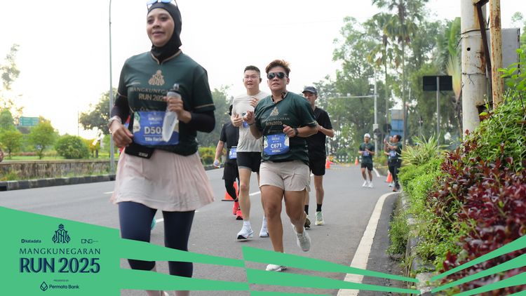 Race photo from Mangkunegaran Run 2025