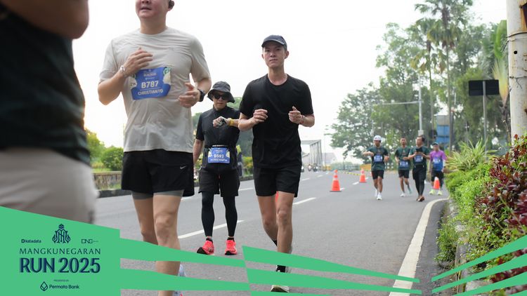 Race photo from Mangkunegaran Run 2025