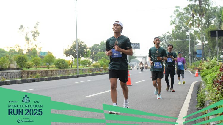 Race photo from Mangkunegaran Run 2025