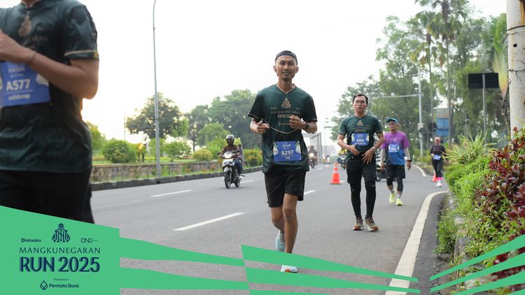 Race photo from Mangkunegaran Run 2025