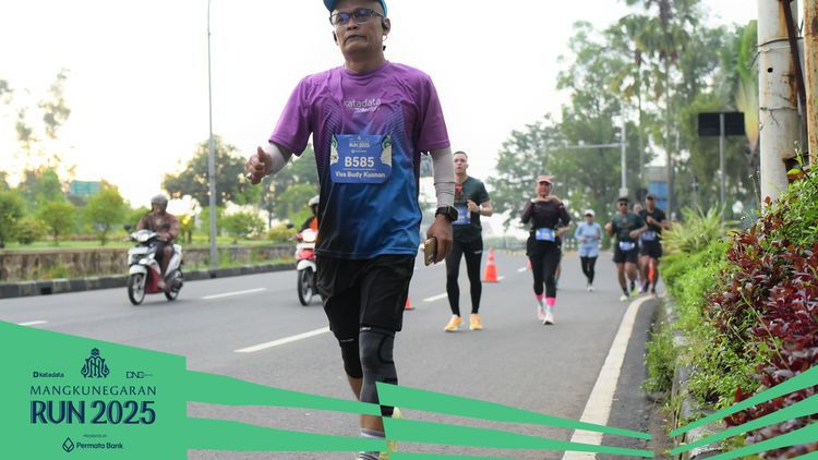 Race photo from Mangkunegaran Run 2025