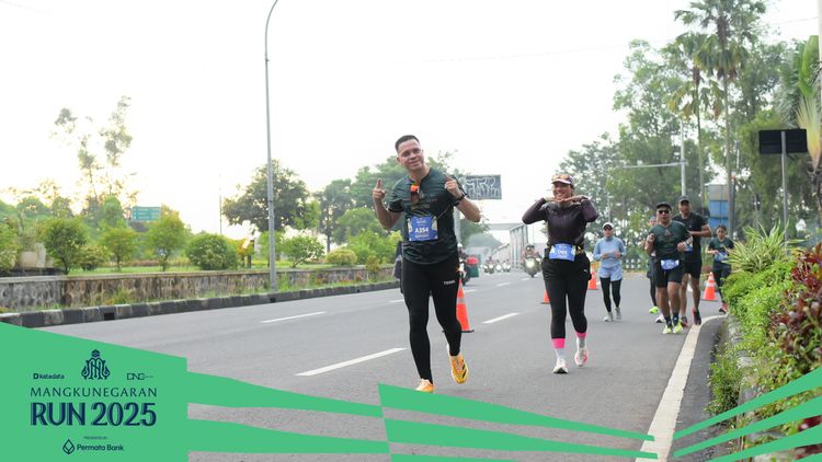 Race photo from Mangkunegaran Run 2025