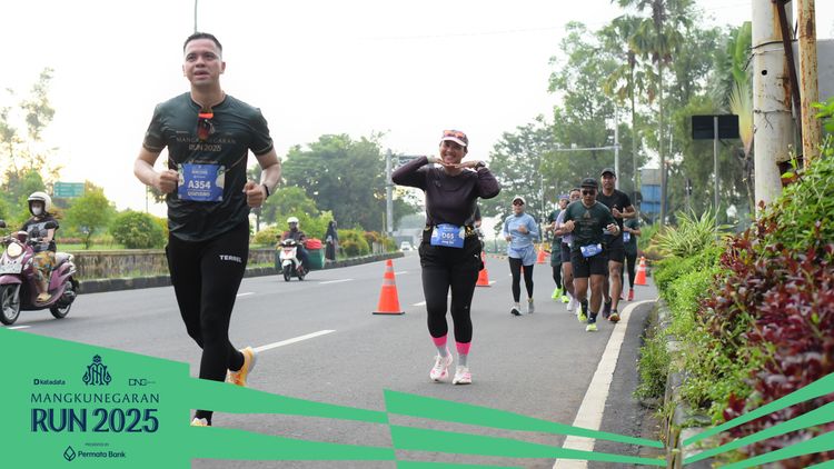 Race photo from Mangkunegaran Run 2025