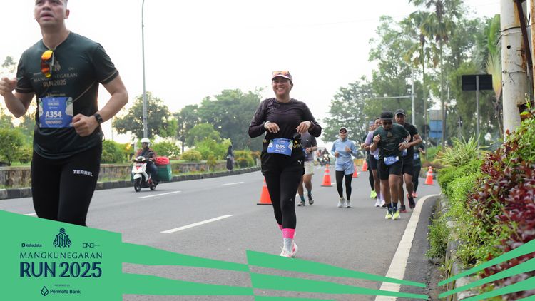 Race photo from Mangkunegaran Run 2025