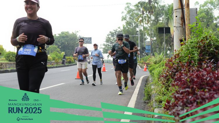 Race photo from Mangkunegaran Run 2025