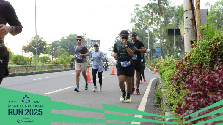 Race photo from Mangkunegaran Run 2025