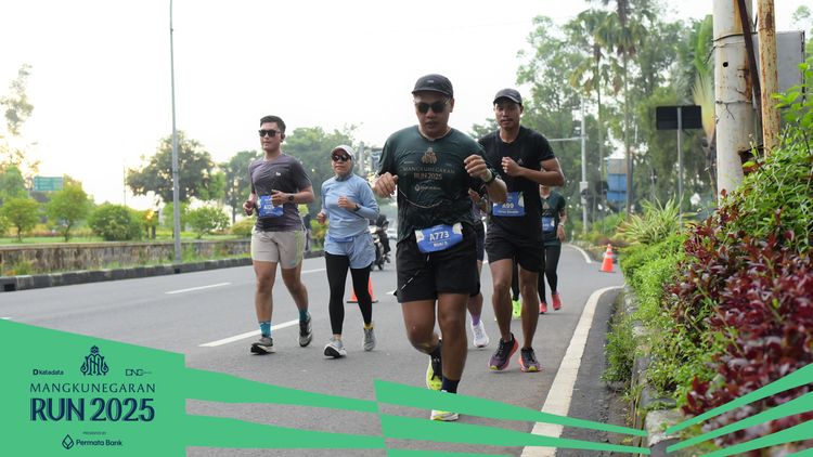 Race photo from Mangkunegaran Run 2025