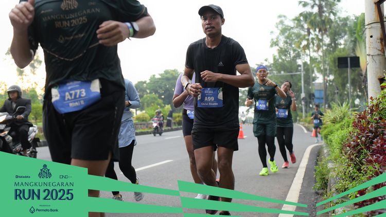 Race photo from Mangkunegaran Run 2025