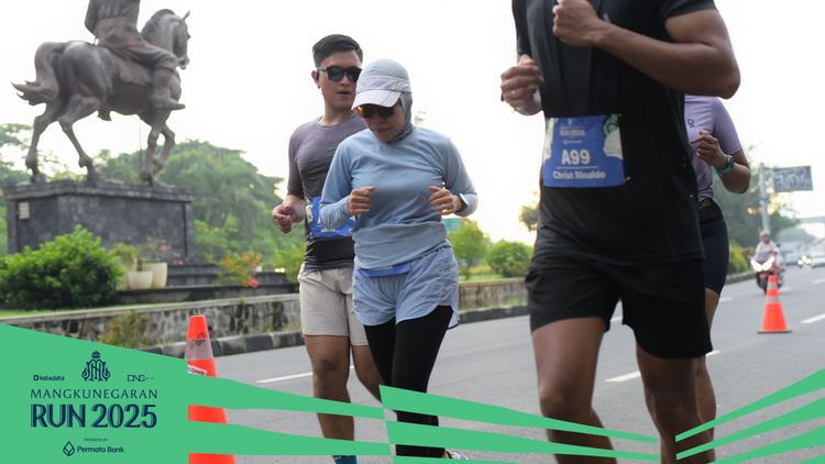 Race photo from Mangkunegaran Run 2025
