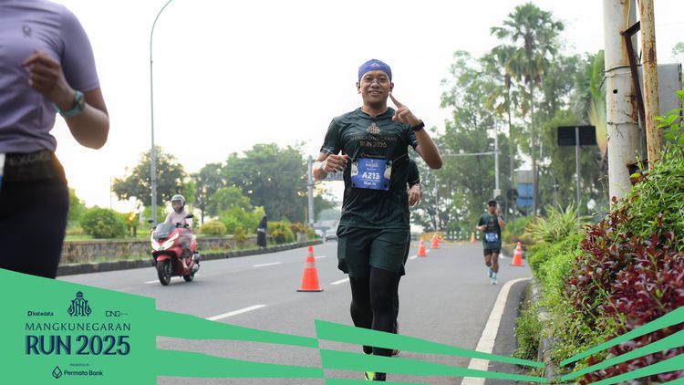 Race photo from Mangkunegaran Run 2025